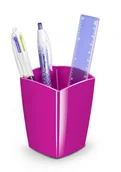 Przyborniki na biurko - CEP Pojemnik na długopisy Pro Gloss, polistyren, różowy C530G-13 - miniaturka - grafika 1