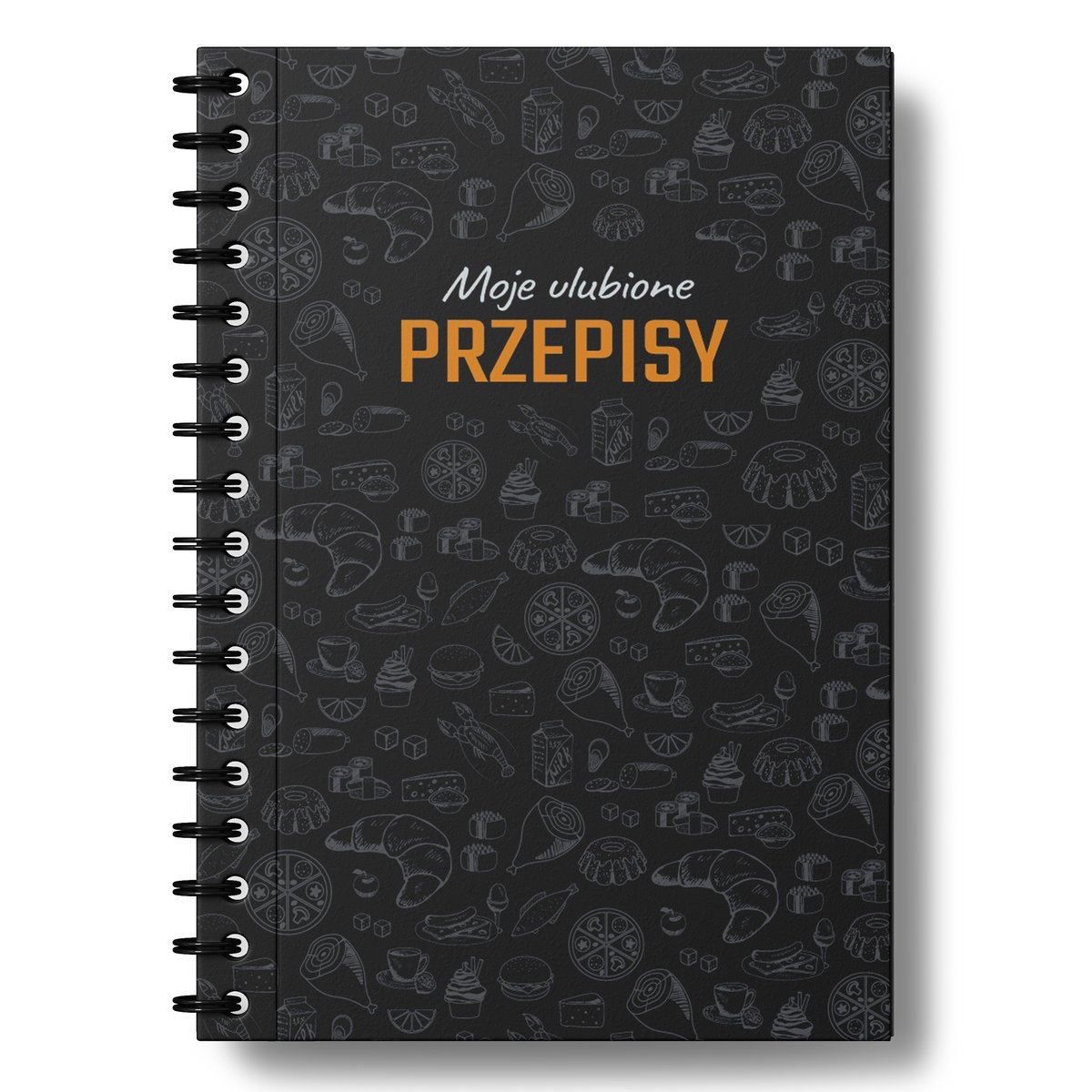 PRZEPIŚNIK Zeszyt na przepisy B5 TWARDY Notes Kulinarny