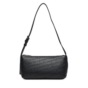 Torebka Tommy Jeans Tjw Must Aop Shoulder Bag AW0AW17867 Czarny - Torebki damskie - miniaturka - grafika 1