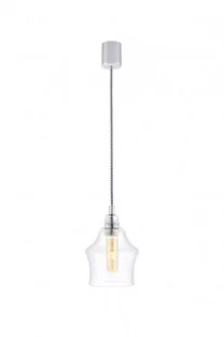 Kaspa Longis II lampa wisząca 1-punktowa (przewód retro) 10132109 - Lampy sufitowe - miniaturka - grafika 1