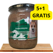 Mokra karma dla kotów - Leopold Karma mięsna z warzywami dla psów 6x500g (Słoik) - miniaturka - grafika 1