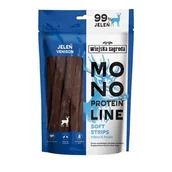 Przysmaki dla psów - Przysmak dla psa WIEJSKA ZAGRODA Monoproteinowe miękkie paski Jeleń 100 g - miniaturka - grafika 1