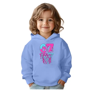 BLUZA DZIECIĘCA Z KAPTUREM 67 SIX SEVEN KOSZYKÓWKA 110-116 PREZENT - Bluzy dla dziewczynek BLUZA DZIECIĘCA Z KAPTUREM 67 SIX SEVEN KOSZYKÓWKA 110-116 PREZENT - Bluzy dla dziewczynek - miniaturka - grafika 1