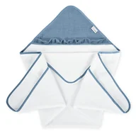 Okrycia kąpielowe dla dzieci - Okrycie kąpielowe dla niemowląt Cotton Color - Niebieskie, Albero Mio - miniaturka - grafika 1