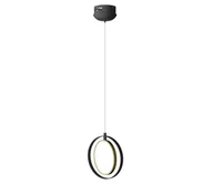 Lampy sufitowe - Aigostar - LED Żyrandol na lince LED/15W/230V 2700K czarny - miniaturka - grafika 1