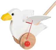 Pchacze - Drewniana zabawka do pchania Mewa 54861 - miniaturka - grafika 1