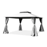 Pawilony ogrodowe - Pawilon ogrodowy z moskitierą i zasłonami VANCOUVER 4x4 Light Grey - Hardmaister - miniaturka - grafika 1