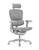 Fotele i krzesła biurowe - Fotel biurowy Ergohuman 2 Elite GS Grey - szary ergonomiczny fotel siatkowy - miniaturka - grafika 1