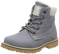 Botki damskie - TOM TAILOR Damskie botki 5870502, Wielokolorowe dżinsy Silver 02457, 39 EU - miniaturka - grafika 1