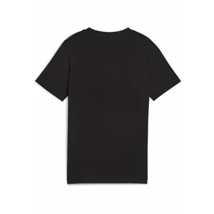 Młodzieżowa koszulka Essentials Block PUMA Black - Odzież sportowa dziecięca - miniaturka - grafika 1