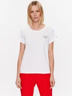 Koszulki i topy damskie - Tommy Hilfiger T-Shirt UW0UW04525 Biały Relaxed Fit - miniaturka - grafika 1