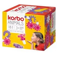 Klocki - Korbo Klocki Animals 18 - miniaturka - grafika 1