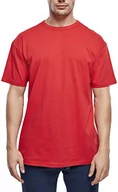 Koszulki męskie - Urban Classics Męski T-shirt z bawełny organicznej dla mężczyzn, organiczna koszulka dostępna w wielu kolorach, rozmiary S - 5XL, Cityred, XXL - miniaturka - grafika 1