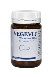 Vegevit Witamina B12 100 Tabletek - Układ nerwowy - miniaturka - grafika 1