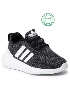 Buty dla dziewczynek - Adidas Buty Swift Run 22 C GW8180 Czarny - grafika 1