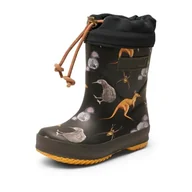 Kalosze damskie - Bisgaard Chłopięce kalosze termiczne, gumowe, brązowe, syntetyczne, Aussie, 31 EU - miniaturka - grafika 1