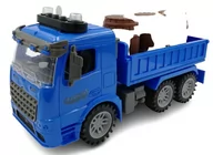 Samochody i pojazdy dla dzieci - Ciężarówka budowlana zabawka z napędem świecąca Polski moduł głosowy - miniaturka - grafika 1