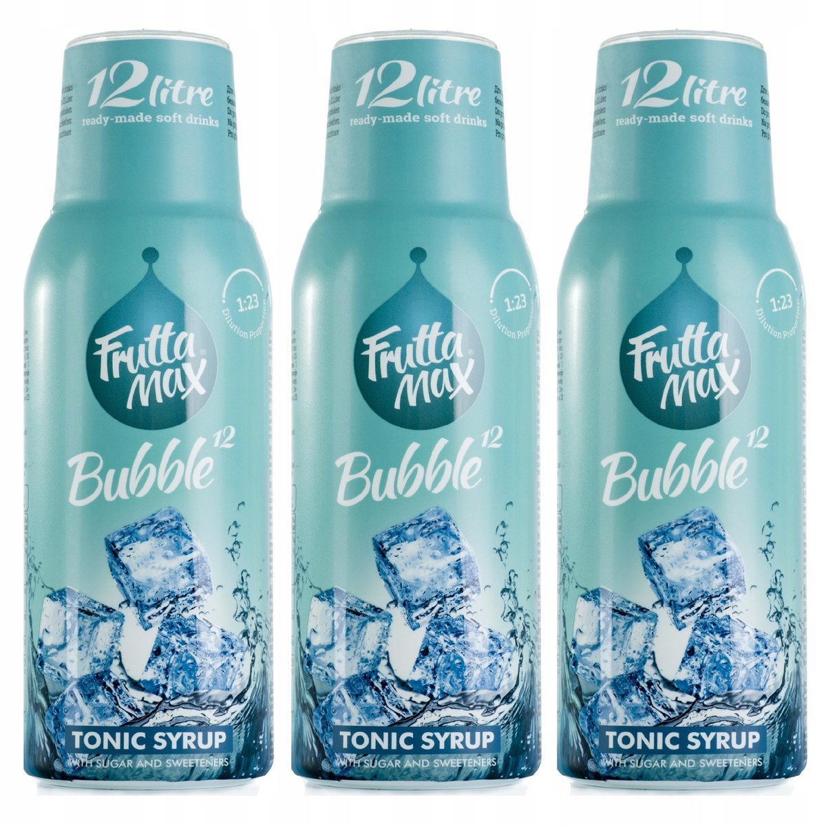 Zestaw 3 koncentratów do Saturatora FruttaMax TONIC TONIK, 3x 500 ml