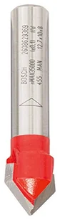 Bosch Frezy typu V 8 mm, D 12,7 mm, L 10 mm, G 44,5 mm, 90° 2608629369 - Frezy - miniaturka - grafika 1