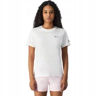 Koszulki i topy damskie - Koszulka damska Champion SS Tee biała 118091 WW001 XL - miniaturka - grafika 1