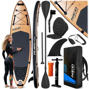 Neo-Sport Deska Sup Aquasurf 320 x 84 x 15 cm 170202 - Deski SUP i akcesoria - miniaturka - grafika 1