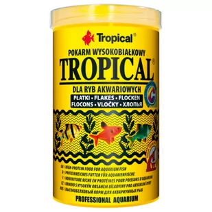 Tropical główny podszewka, płatek podszewki zapewnia wszystkie ryby ozdobne, 1er Pack (1 X 1 L) S-025-1 - Pokarm dla ryb - miniaturka - grafika 1