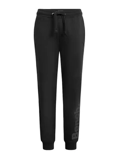 Spodnie sportowe męskie - Bench Spodnie dresowe "Paxton" w kolorze czarnym - grafika 1