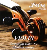 Instrumenty smyczkowe - Struny Skrzypcowe Jeremi Vio 1/4 Medium - miniaturka - grafika 1