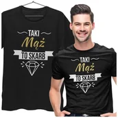 Walentynki - KOSZULKA NA WALENTYNKI PREZENT DLA CHŁOPAKA MĄŻ SKARB - miniaturka - grafika 1