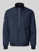 Kurtki męskie - kurtka ze stójką i wpuszczanymi kieszeniami - miniaturka - grafika 1