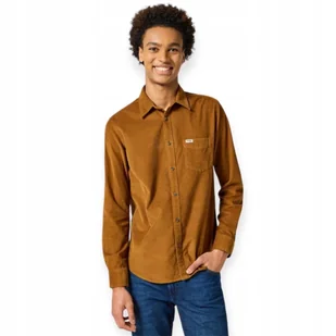 WRANGLER 1 PKT CORDUROY SHIRT MONKS ROBE 112357223 XL - Koszule męskie - miniaturka - grafika 1