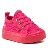 Trampki damskie - Big Star Tenisówki JJ374015 Fuchsia - miniaturka - grafika 1