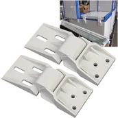 Zawiasy, okucia i inne akcesoria - (3 otwory) 2 szt. uniwersalny zawias do zamrażarki skrzyniowej do małej zamrażarki, uniwersalny składany zawias przeciwwagi do zamrażarki skrzyniowej - miniaturka - grafika 1