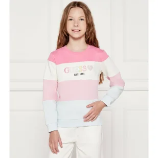 Guess Bluza Regular Fit - Bluzy dla dziewczynek - miniaturka - grafika 1