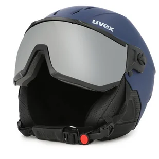 Kask narciarski Uvex Instinct visor 5662601009 Granatowy - Kaski narciarskie - miniaturka - grafika 1