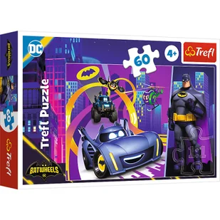 Puzzle, Trefl, Batman i jego pojazdy, 60 el. - Puzzle - miniaturka - grafika 1