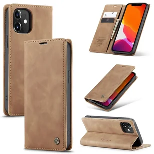 Pokrowiec König Design kompatybilny z Apple iPhone 12 / 12 Pro pokrowiec na telefon komórkowy ze skóry syntetycznej - Etui na telefon komórkowy brązowy - Etui i futerały do telefonów - miniaturka - grafika 1
