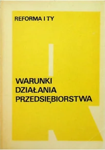 Warunki działania przedsiębiorstwa - Biznes - miniaturka - grafika 1