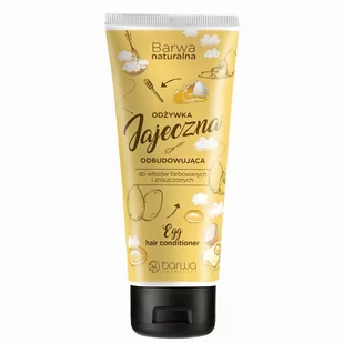 Barwa NATURALNA ODŻYWKA JAJECZNA tuba 200ml - Odżywki do włosów - miniaturka - grafika 1