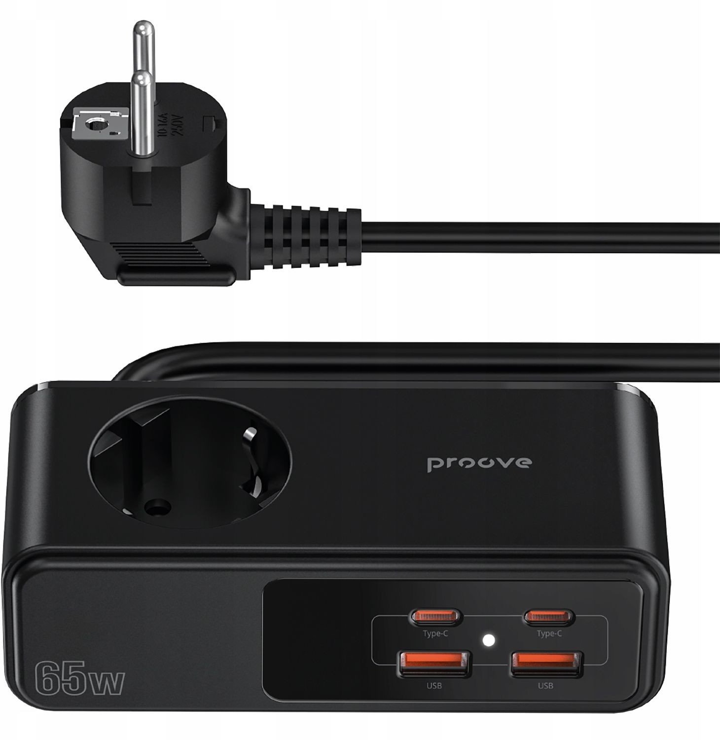 Listwa Przeciwprzepięciowa Zasilająca Przedłużacz Ac 2x Usb 2x Usb-c 65w / Pshp25002201 / Homester Pro SB10606
