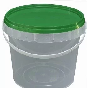 Wiaderko pojemnik z pokrywką 1,2 l - Miotły, szufle, mopy - miniaturka - grafika 1