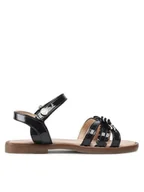 Buty dla dziewczynek - Nelli Blu Sandały CS1260-14 Granatowy - miniaturka - grafika 1