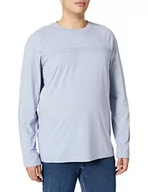 Koszulki męskie - BOSS Męski t-shirt Togn Tape, Open Blue481, XXL - miniaturka - grafika 1