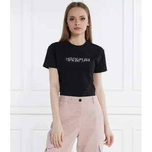 Napapijri T-shirt S-KREIS Regular Fit - Koszulki i topy damskie - miniaturka - grafika 1