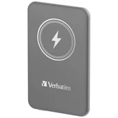 Powerbanki - Verbatim Powerbank indukcyjny `n` Go 15W5000mAh Wireless Magnetic szary/grey 32244 - miniaturka - grafika 1