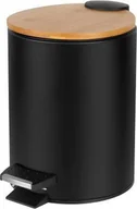 Kosze na śmieci - Kosz na śmieci Teesa na pedał czarny TSA0402 - miniaturka - grafika 1