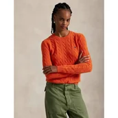 Swetry damskie - POLO RALPH LAUREN Wełniany sweter JULIANNA Regular Fit z dodatkiem kaszmiru - miniaturka - grafika 1