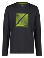 Koszulki sportowe męskie - CMP Koszulka funkcyjna w kolorze czarnym - miniaturka - grafika 1