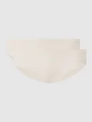 Majtki damskie - Figi hipster z mikrowłókna w zestawie 2 szt. – bezszwowe - miniaturka - grafika 1