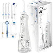 Irygatory do zębów - DUŻY 300ml Irygator do Zębów Dentystyczny BEZPRZEWODOWY 5 trybów 9 Dysz MOC HF-11 - miniaturka - grafika 1